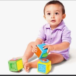 PLAYGO PLASTIC ACTIVITY BLOCKS SET OF 3
